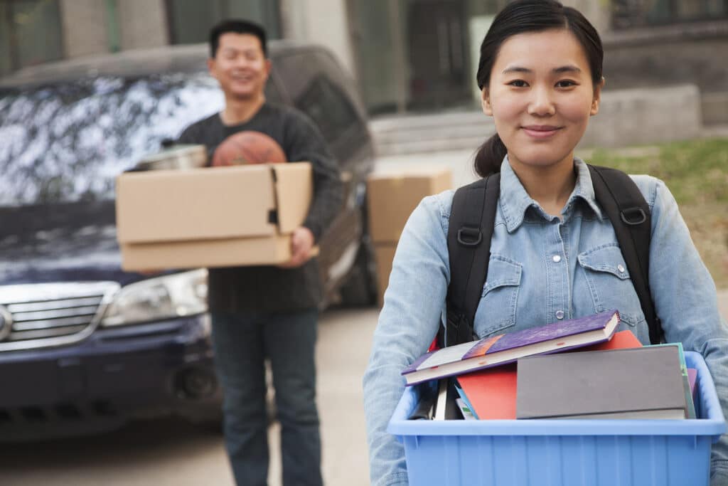 College move-in van rental